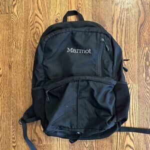 Marmot Calistoga Men Backpack Black Embroidered Adjustable Straps Pack Bag